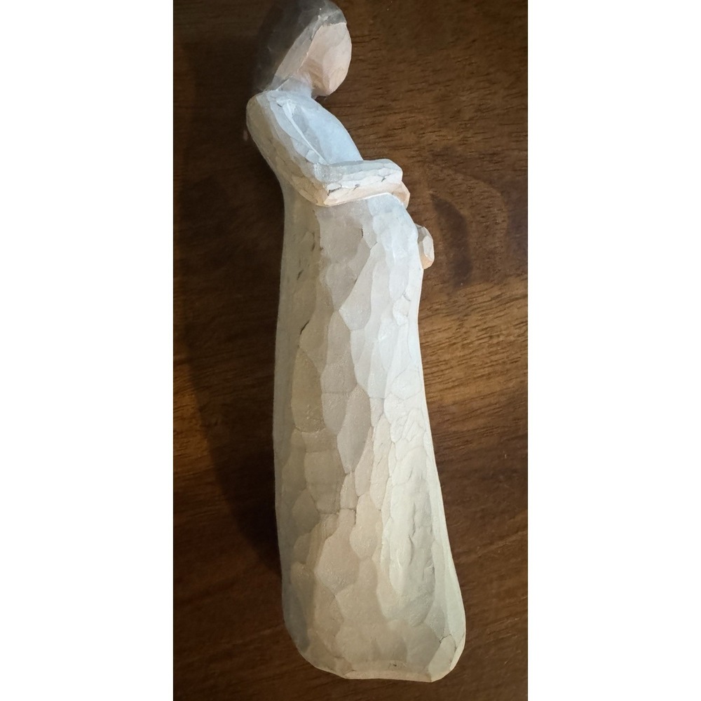 Willow Tree Cherish Figurine by Susan Lordi Resin Woman Free Standing Beige